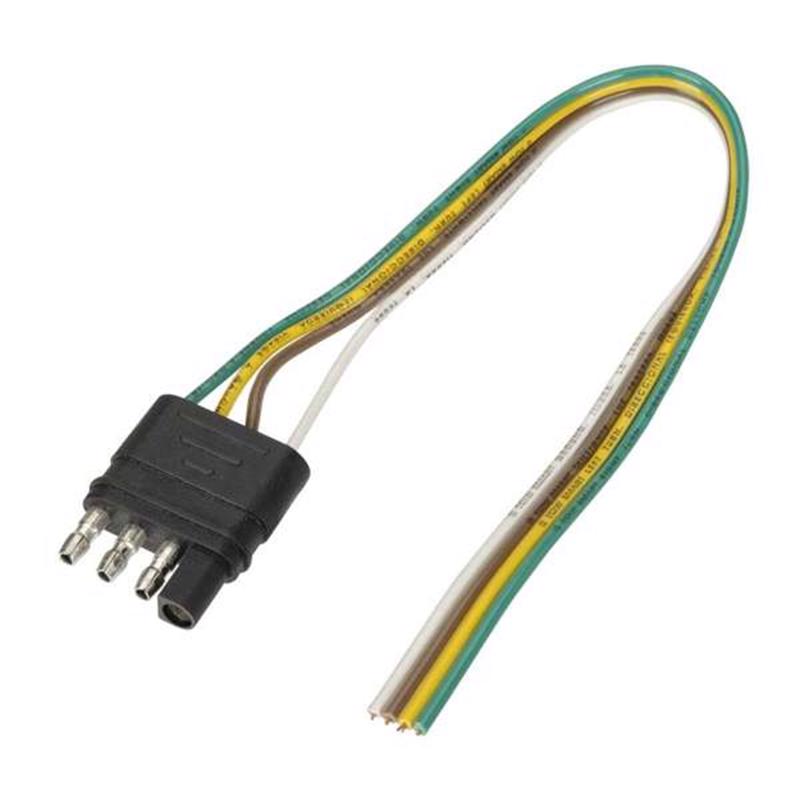 TOWSMART 12 in., 4-Way Flat Trailer Wiring Connector