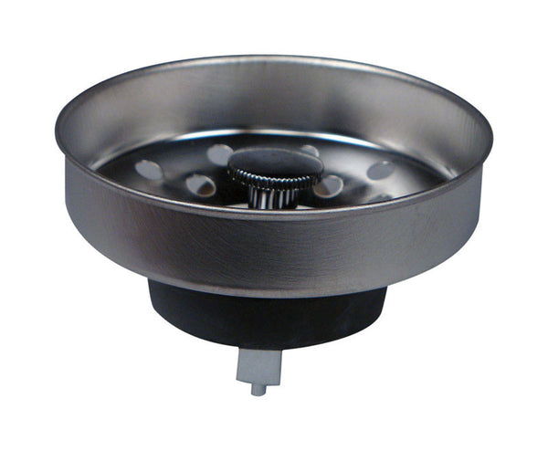 UNITED STATES HDW P-608C Metal Basket Strainer with Plastic Peg Post, 3" X 2-7/8"