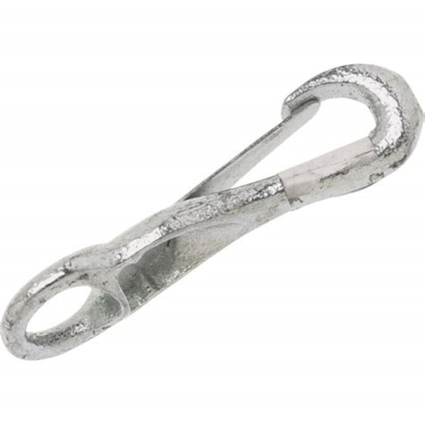 Campbell T7602301 Rigid Spring Snap, Malleable, Zinc Plated, 3/8" Round Eye, 5/32" Opening, 2" Length, 30 lbs Load Capacity, (Pack of 10)