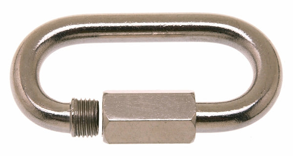 Campbell T7630546 Stainless Steel Quick Link, Polished, 5/16" Size, 2-15/16" Length, 5/16" Opening, 1540 lbs Load Capacity