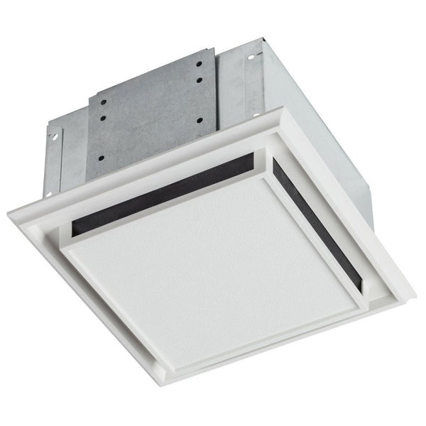 Broan 682 Plastic-Grille Duct-Free Ventilation Fan with Charcoal Filter White