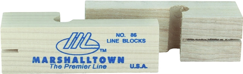 MARSHALLTOWN The Premier Line 86 3-3/4-Inch Wood Line Blocks (Pair)
