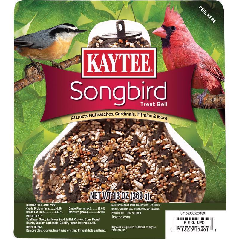 Kaytee Songbird Treat Bell Millet,Safflower 13 Oz