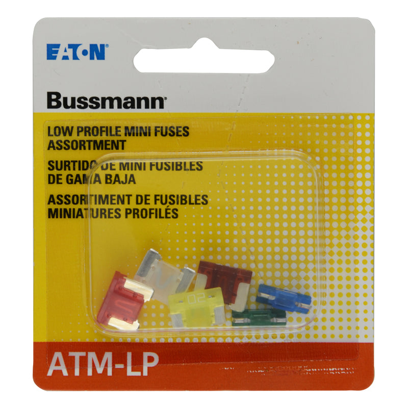 Bussman BP/ATM-A6LP RP Low Profile Auto Fuse Assortment 6 Pieces