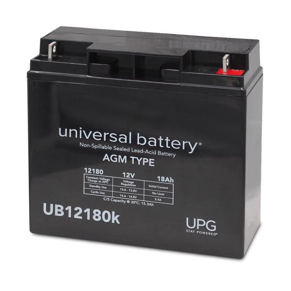 Upg Universal Power Group UB12180 18 amps Lead Acid Battery 86447 (2-Pack)