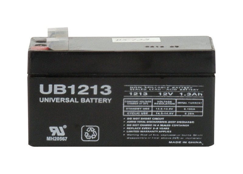 Universal Power Group UB1213 1.3 CCA Lead Acid Battery - Total Qty: 22