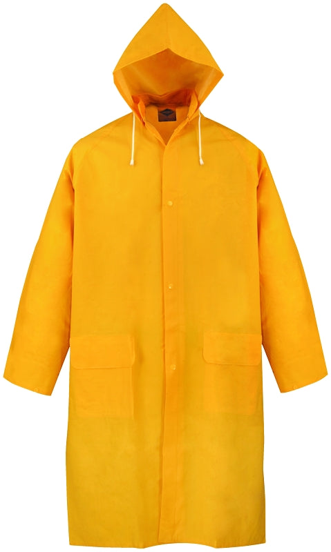 Diamondback Coat Rain W/Hood Yellow Xlarge PY-800XL