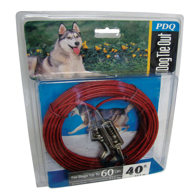 Boss Pet Products Q3540 SPG 99 Cable Dog Tie Out 40' Large