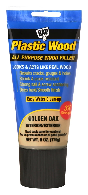 DAP 582 Series 00582 6oz Gold Latex Plastic Wood, Golden Oak 7079800582