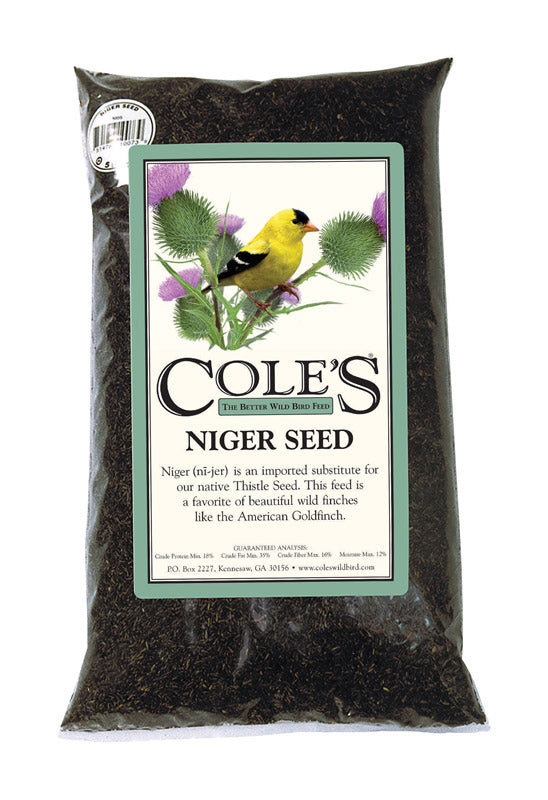 Cole's NI05 Niger Bird Seed, 5-Pound
