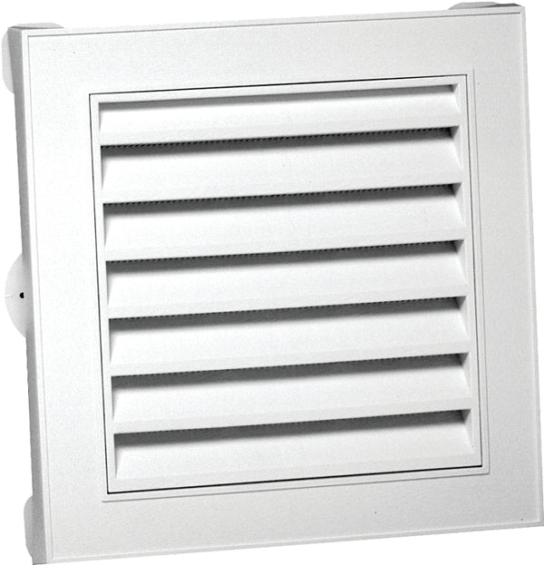 Duraflo 626043-00 12-Inch Square Gable Vent, White