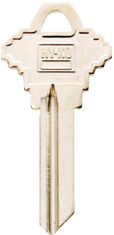 Hy-Ko Key Blank Cylinder Sc20 for Sargent Single Sided Nickel Plated Brass Polybag 11010SC20