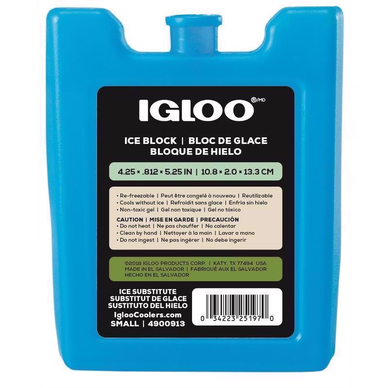 Igloo Maxcold Ice Freezer Block (Ice Blue, Small)