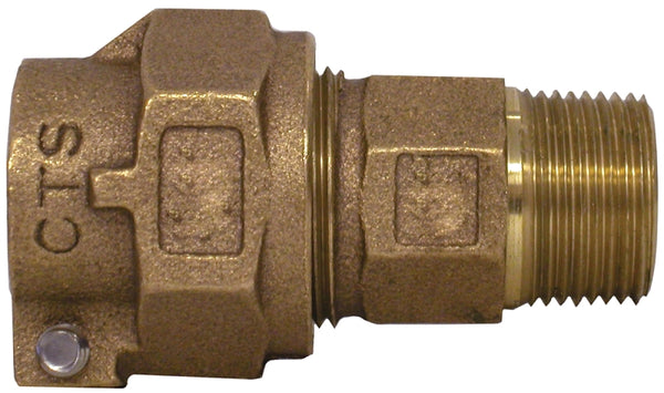 Standard Plumbing Supply 313-204NL LEGEND VALVE AND FITTING T-4300 No Lead Copper Tube Size Pack Joint with Male Iron Pipe Water Service Coupling Socket, 3/4"