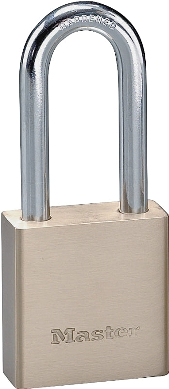 Master Lock 576DLHPF Solid Brass Padlock, 2-inch Shackle, 1-3/4-inch,Silver