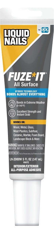 Liquid Nails LN-547 Fuze*It Multi-Purpose Repair Adhesive (5-Ounce)