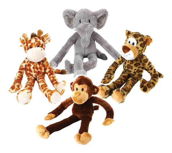 Multipet 22" Swing Safari Dog Chew Toys (3 Pack) 22376