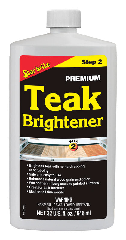 Star brite 081532 Premium Teak Brightener - Step 2-32 oz