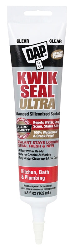 DAP 18895 Kwik Seal Ultra, 5.5 oz, Clear 18915