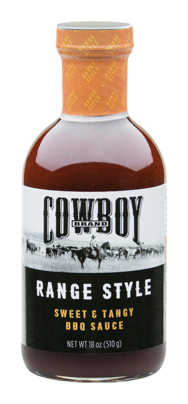 Duraflame 83601 Cowboy Range Style BBQ Sauce, 18 oz, No Color