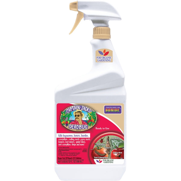 Bonide Captain Jack's Deadbug Brew Ready-to-Use Spray, 32 oz Outdoor Insecticide and Mite Killer for Organic Gardening 2506
