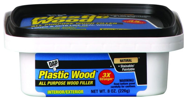 DAP 8135 Plastic Wood Latex Natural Hp Raw Building Material, 8 oz 08135