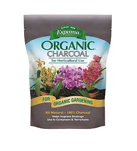 Espoma Organic Charcoal for Horticultural Use, All Natural Carbon Material Helps Improve Drainage in Containers and Terrariums. for Organic Gardening, 4 qt. Bag; Pack of 1 HC4