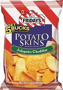 T.G.I. Friday's Jalapeno Cheddar Potato Skins, 3-Ounce (Pack of 6)