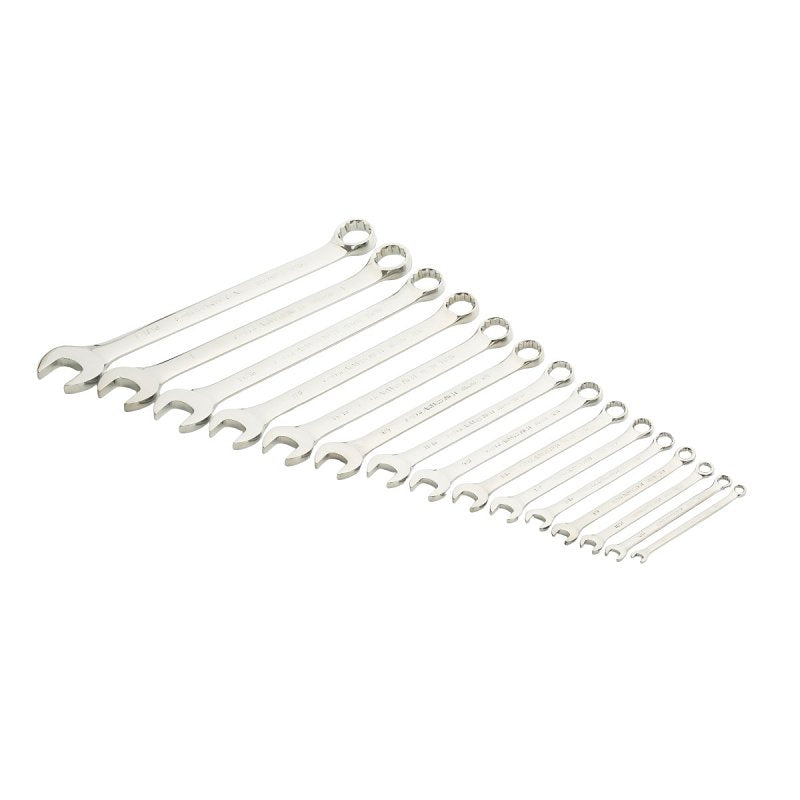 15PC SAE 12PT Comb Wrench Set