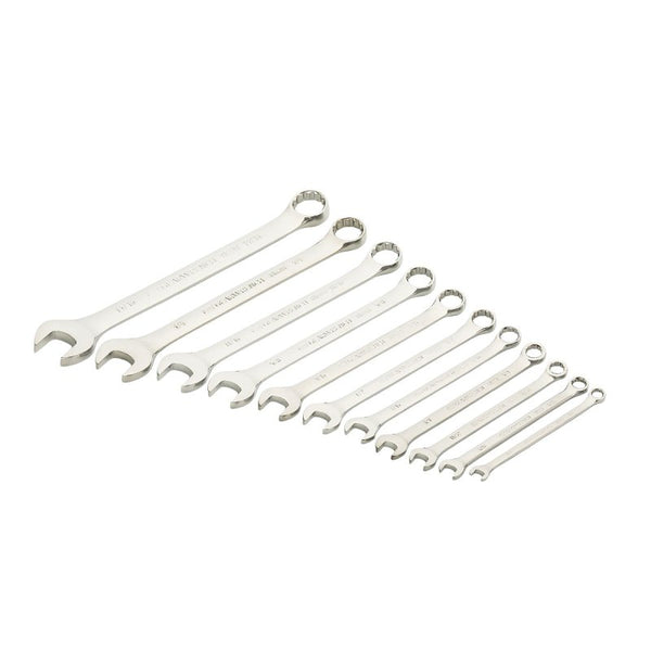 Hardware World 11PC SAE 12PT Comb Wrench Set 81934G