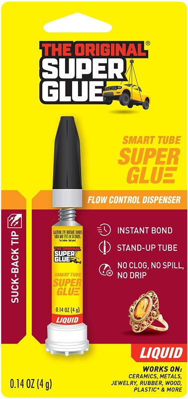 Super Glue 15181-12 Glue Smart Tube Dispenser, 4g 11710093