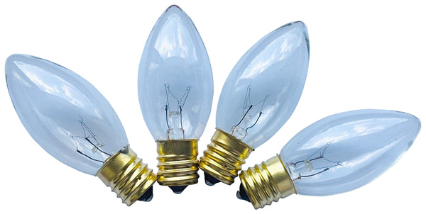 Santas Forest 8736324 Christmas C9 Replacement Bulb - Clear, 25 Count 16591