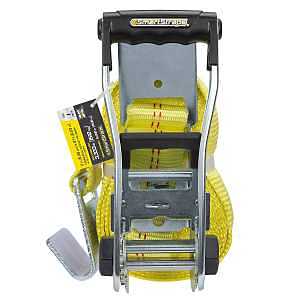 SmartStraps Ratchet Straps - 27ft YW Flat Hook Ratchet 1pk 10,000lb