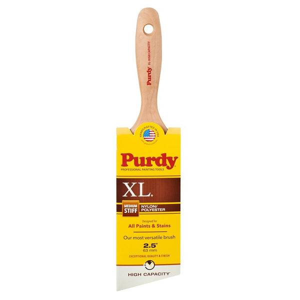 Purdy 2-1/2' 144424425 XL High Capacity Paint Brush, Angle Sash, Beavertail