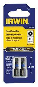 Irwin Insert Bit Impact #3SQ X 1IN IWAF31SQ32