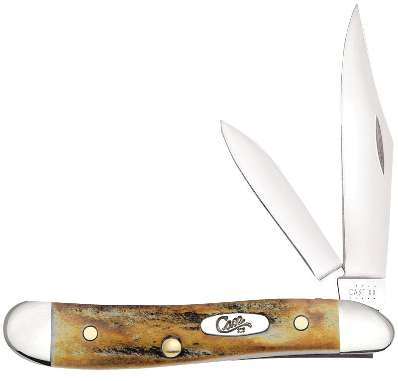 Case XX 048 Stag Peanut Folding Knife