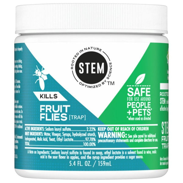Stem Kills Fruit Fly Trap: Fruit Fly Catcher With Botanical Extracts; 5.4 fl oz (Pack Of 1) 03284