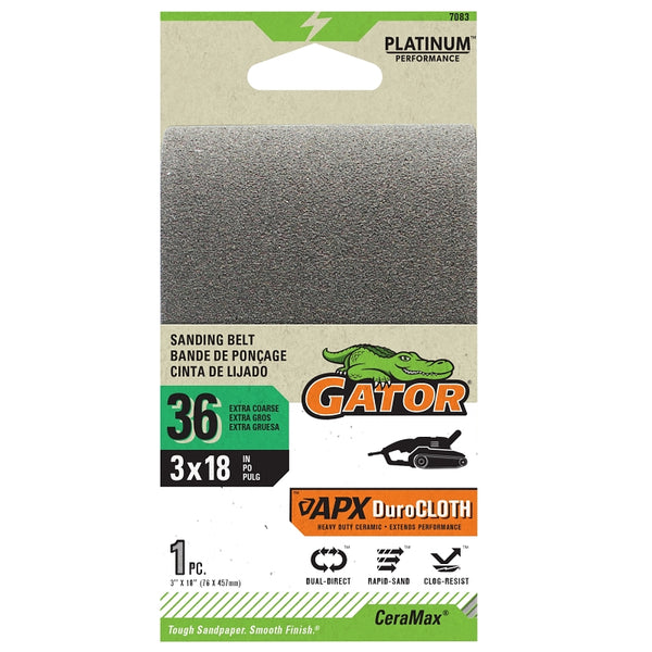Gator 7083 Sanding Belt, Black