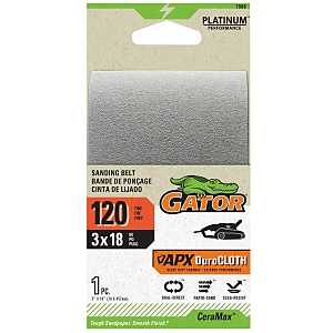 Ali Industries 134876 3 x 18 in. Portable Sander Belt - 12 Grit - Ceramic Abrasive