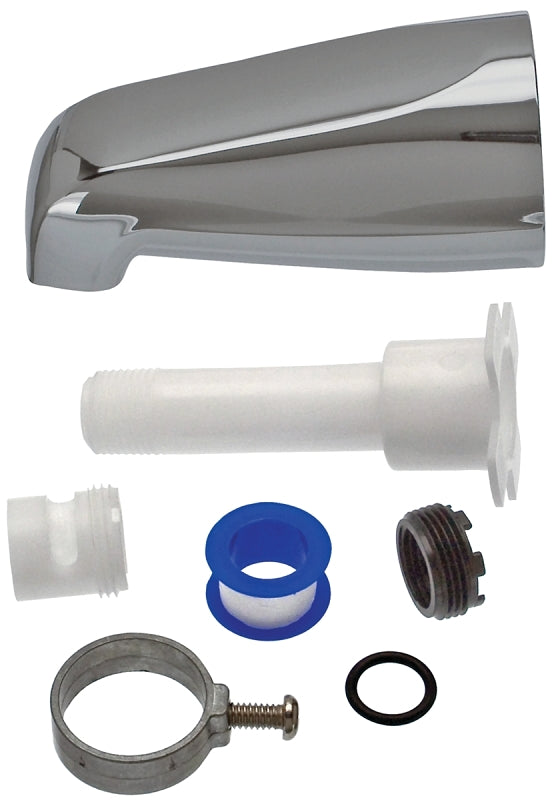 Danco 88702 Tub Spout, 3 in L, Metal, Chrome-Plated