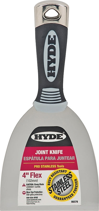 HYDE 06578 Putty Knife,Flexible, 4", Assorted