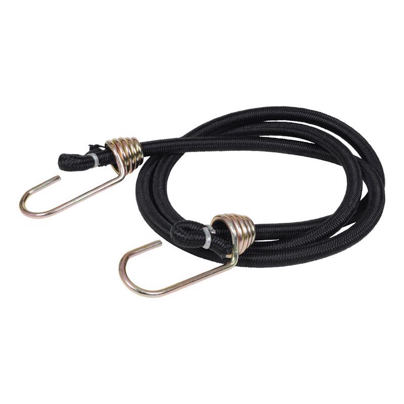 Hampton Products International Keeper Black Bungee Cord 48 in. L x 0.374 in. 1 Each - Case of: 1010