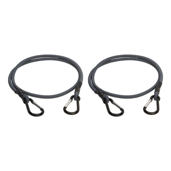Keeper - 48" Carabiner Bungee Cord, 2 Pack - UV and Weather-Resistant 06082