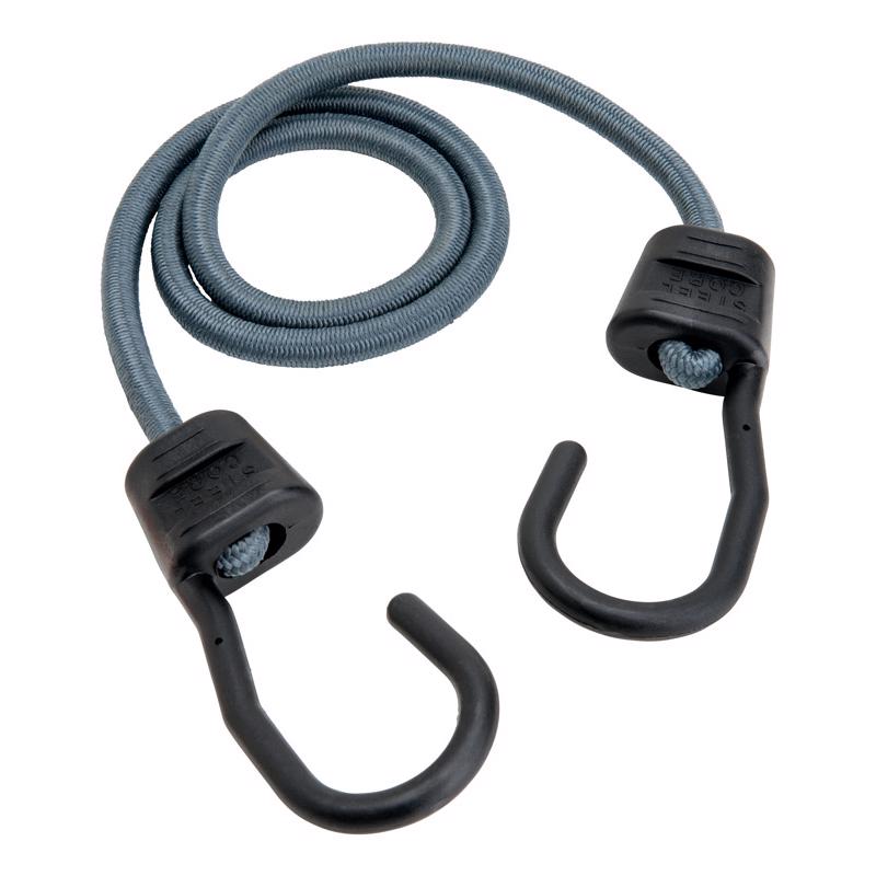 Keeper Ultra Gray Bungee Cord 32 in. L x 0.374 in. 1 pk - Case of: 10; Each Pack Qty: 110