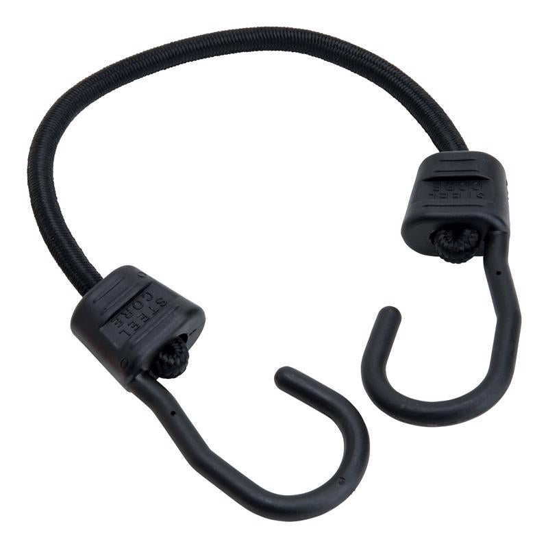 Hampton Products International Keeper Ultra Black Bungee Cord 18 in. L x 0.315 in. 1 pk - Case of: 10; Each Pack Qty: 110