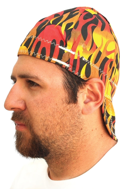 Forney 7 in. H x 7 in. W Cotton Welding Cap 0.12 lb. Multicolored 1 pc. 55814