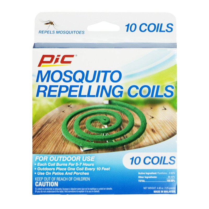 Pic Mosquito Repellent Coils (Box of 10 Coils), Package May Vary
