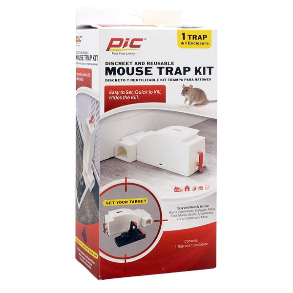 Pic Reusable Housing Mouse Trap Kit Mtk