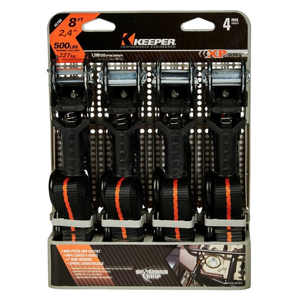HAMPTON PRODUCTS-KEEPER 45766 1x8 PSTL Tie Down (4 Pack)