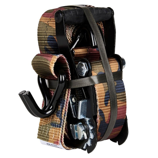 Keeper 47370 16' Ratchet Tie Down, Woodland Camo